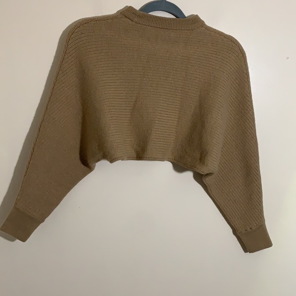 Aritzia Wilfred Lolan wool Sweater Tan Size XS - Picture 9 of 10